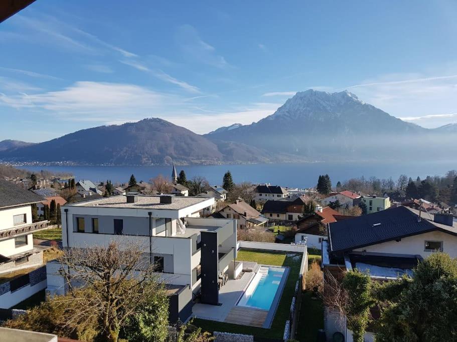 Dachwohnung Mit Seeblick Altmünster Zewnętrze zdjęcie